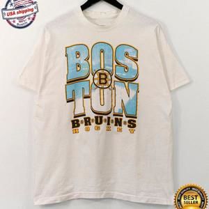 Retro Nhl Boston Bruins Big Logo T-Shirt, Boston Bruins Shirt, Ice Hockey Shir